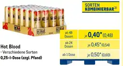 METRO hot blood ENERGY Angebot