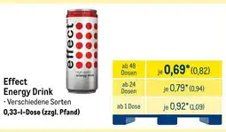 METRO Effect Energy Drink Angebot