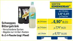 METRO Schweppes Bittergetränk Angebot