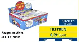 METRO Kaugummisticks 24 x 44-g-Karton Angebot