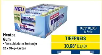 METRO Mentos Gum Angebot