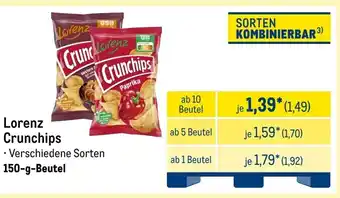 METRO Lorenz Crunchips Angebot