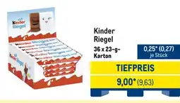 METRO Kinder Riegel Angebot