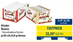 METRO Kinder Bueno Angebot