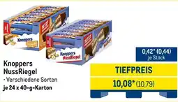 METRO Knoppers NussRiegel Angebot
