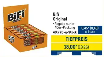 METRO Bifi Original Angebot