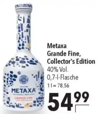 CITTI Markt Metaxa Grande Fine, Collector's Edition Angebot