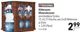 CITTI Markt Wittenseer Mineralwasser Angebot