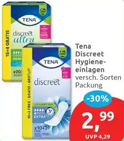 Budni Tena Discreet Hygieneeinlagen Angebot
