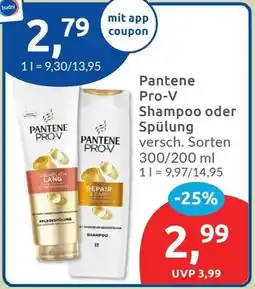 Budni Pantene Pro-V Shampoo oder Spülung Angebot