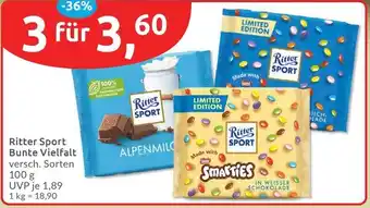 Budni Ritter Sport Bunte Vielfalt Angebot