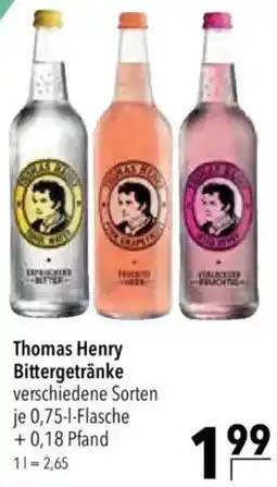 CITTI Markt Thomas Henry Bittergetränke Angebot