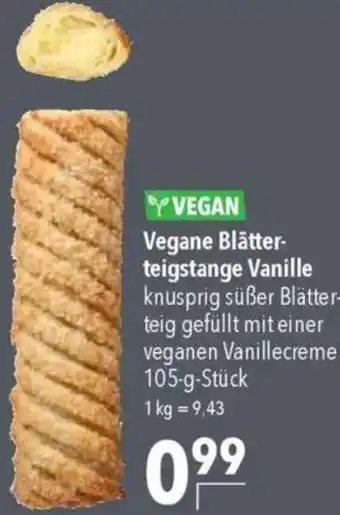 CITTI Markt Vegane Blätterteigstange Vanille Angebot