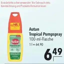 CITTI Markt Autan Tropical Pumpspray Angebot