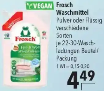 CITTI Markt Frosch Waschmittel Angebot