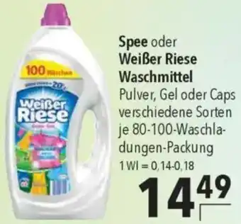 CITTI Markt Spee oder Weißer Riese Waschmittel Angebot