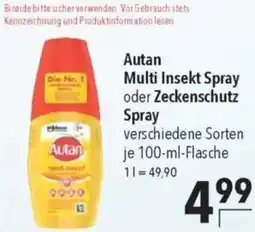 CITTI Markt Autan Multi Insekt Spray oder Zeckenschutz Spray Angebot