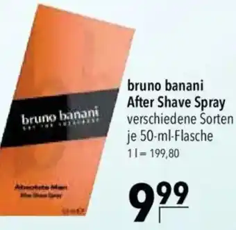 CITTI Markt bruno banani After Shave Spray Angebot