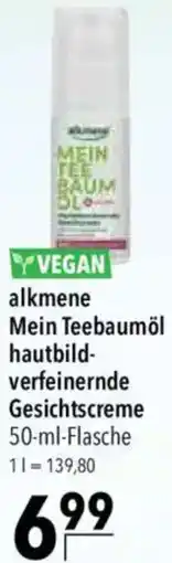 CITTI Markt alkmene Mein Teebaumöl hautbildverfeinernde Gesichtscreme Angebot