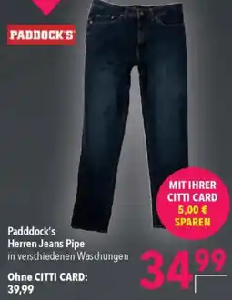 CITTI Markt Padddock's Herren Jeans Pipe Angebot