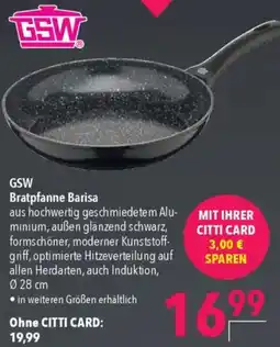 CITTI Markt GSW Bratpfanne Barisa Angebot