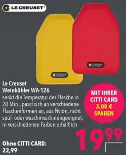 CITTI Markt Le Creuset Weinkühler WA-126 Angebot