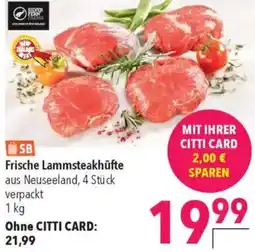 CITTI Markt Frische Lammsteakhüfte Angebot