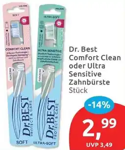 Budni Dr. Best Comfort Clean oder Ultra Sensitive Zahnbürste Angebot
