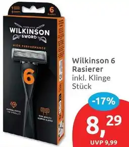 Budni Wilkinson 6 Rasierer Angebot