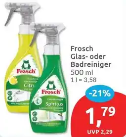 Budni Frosch Glas- oder Badreiniger Angebot