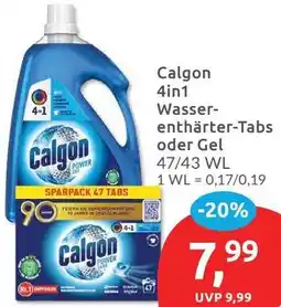 Budni Calgon 4in1 Wasserenthärter-Tabs oder Gel Angebot