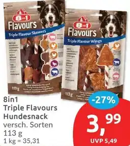 Budni 8in1 Triple Flavours Hundesnack Angebot