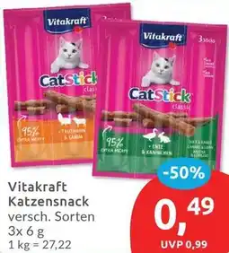 Budni Vitakraft Katzensnack Angebot
