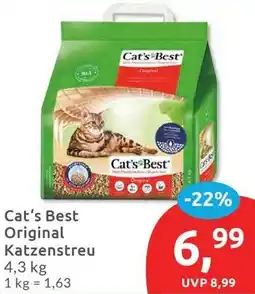 Budni Cat's Best Original Katzenstreu Angebot