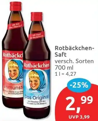 Budni Rotbäckchen Saft Angebot