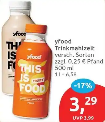Budni yfood Trinkmahlzeit Angebot