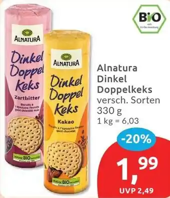 Budni Alnatura Dinkel Doppelkeks Angebot