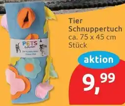 Budni Tier Schnuppertuch Angebot
