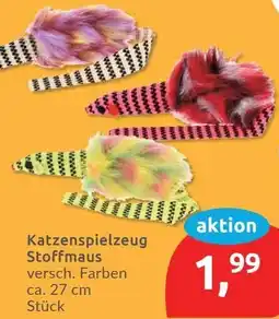 Budni Katzenspielzeug Stoffmaus Angebot