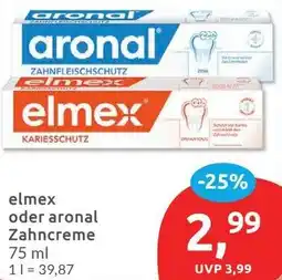 Budni elmex oder aronal Zahncreme Angebot