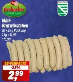 Simmel Drebacher Mini Bratwürstchen Angebot