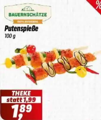 Simmel BAUERNSCHÄTZE Putenspieße Angebot