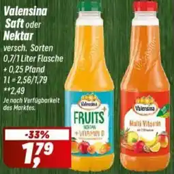 Simmel Valensina Saft oder Nektar Angebot