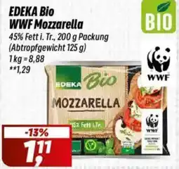 Simmel EDEKA Bio WWF Mozzarella Angebot