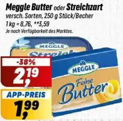 Simmel Meggle Butter oder Streichzart Angebot