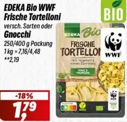 Simmel EDEKA Bio WWF Frische Tortelloni oder Gnocchi Angebot