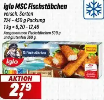 Simmel iglo MSC Fischstäbchen Angebot