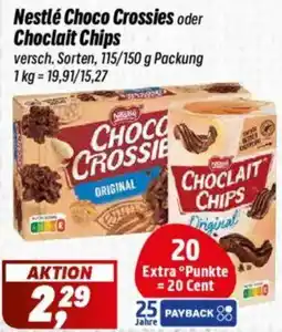 Simmel Nestlé Choco Crossies oder Choclait Chips Angebot