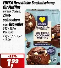 Simmel EDEKA Herzstücke Backmischung für Muffins, Zimtschnecken oder Brownies Angebot
