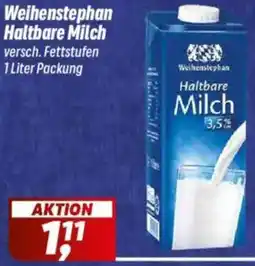 Simmel Weihenstephan Haltbare Milch Angebot